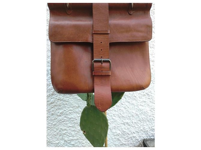 Borsa a tracolla Dries Van Noten in pelle marrone - vista 2