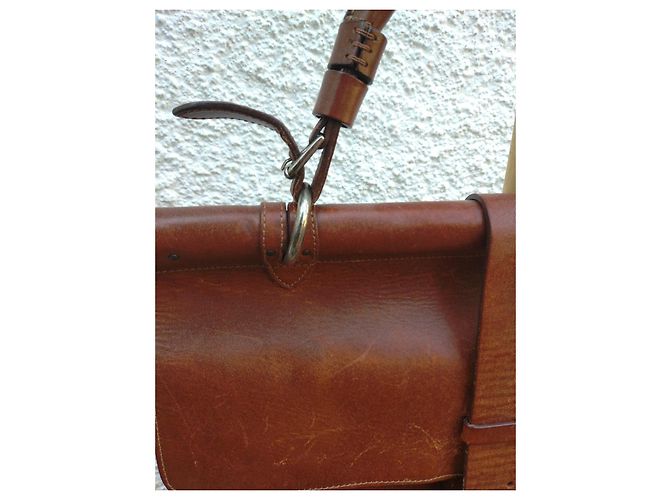 Borsa a tracolla Dries Van Noten in pelle marrone - vista 3