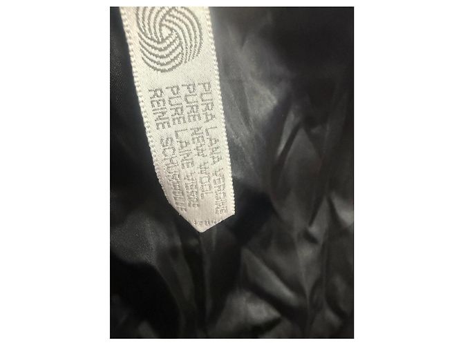 Max Mara zweireihiger Mantel aus Schurwolle grau - Ansicht 7
