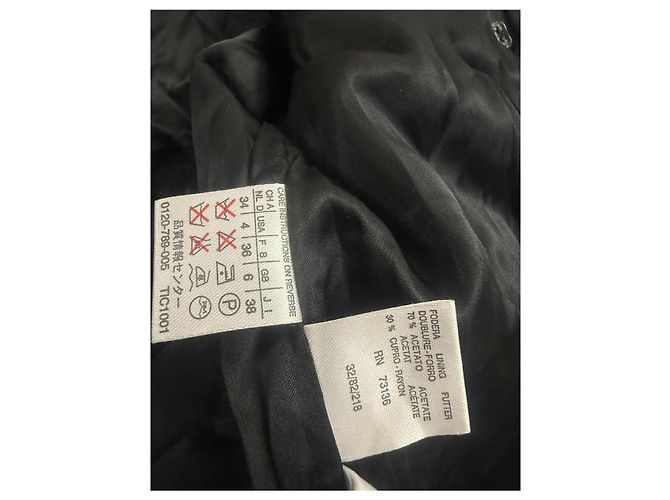 Max Mara zweireihiger Mantel aus Schurwolle grau - Ansicht 8