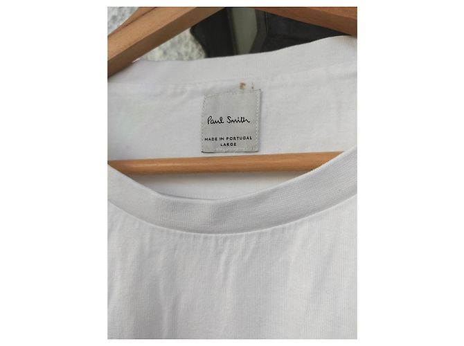 T-shirt Paul Smith con Stampe - Bianca Nero Bianco Multicolore - vista 4