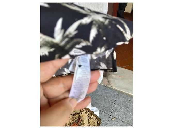 Paul Smith Kurzarmhemd mit Palmenprint Schwarz Weiß - Ansicht 4
