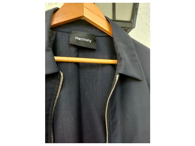 Autre Marque Cappotto Harmony da Uomo Blu Navy Blu scuro - vista 3