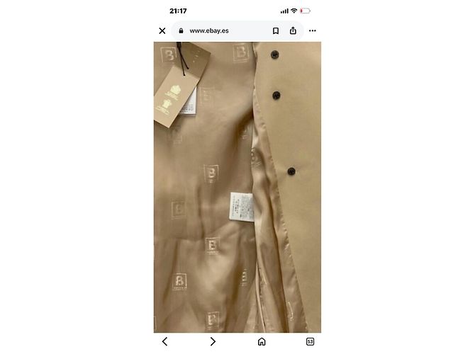 Burberry Britton Trench Beige - vista 20