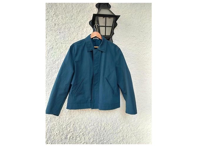 Cappotto COS blu navy in cotone Blu chiaro - vista 2