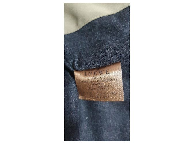 Loewe Gabardina de algodón para hombre - Verde Caqui - vista 4