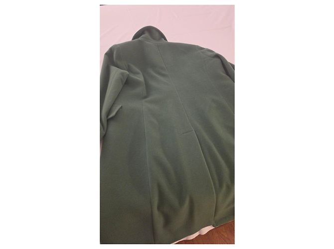 Autre Marque Abrigo SUITE 51 verde de lana virgen y cashmere Verde claro - vista 5
