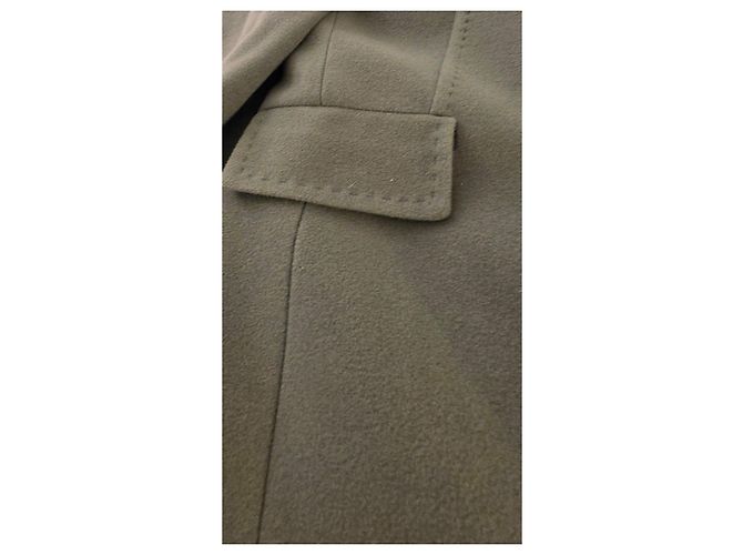 Autre Marque Abrigo SUITE 51 verde de lana virgen y cashmere Verde claro - vista 6
