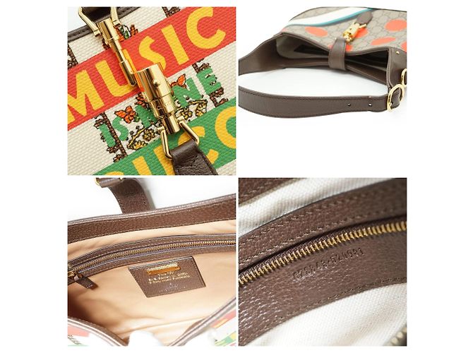 Gucci Music is Mine 100 Centennial Limited Ed Jackie 1961 Hobo Bag Beige - vista 5