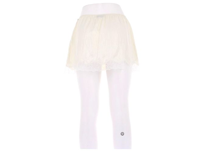 Magda Butrym Ecru-Rock mit Spitze Beige - Ansicht 2