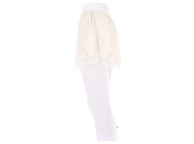 Magda Butrym Ecru-Rock mit Spitze Beige - Ansicht 4