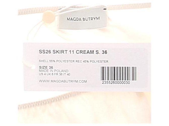 Magda Butrym Ecru-Rock mit Spitze Beige - Ansicht 5