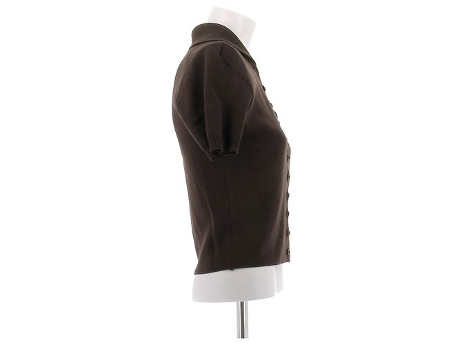 Magda Butrym Dunkelbrauner Cardigan - Ansicht 3
