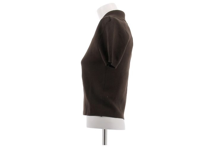 Magda Butrym Dunkelbrauner Cardigan - Ansicht 4