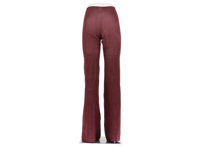 Autre Marque DION LEE Hose in Bordeaux aus Viskose M - Ansicht 2