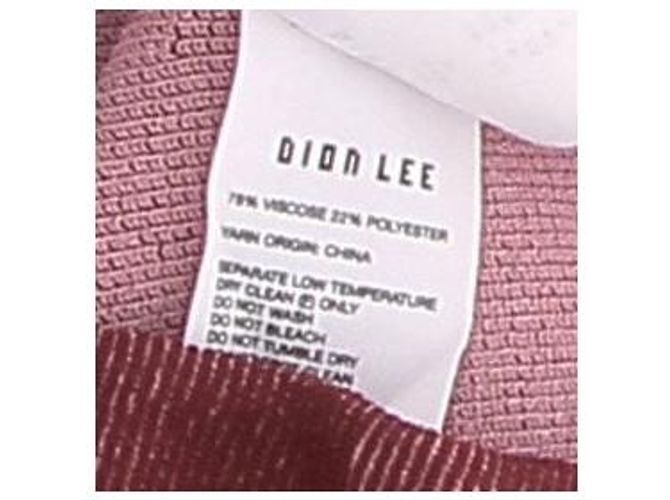 Autre Marque DION LEE Hose in Bordeaux aus Viskose M - Ansicht 5