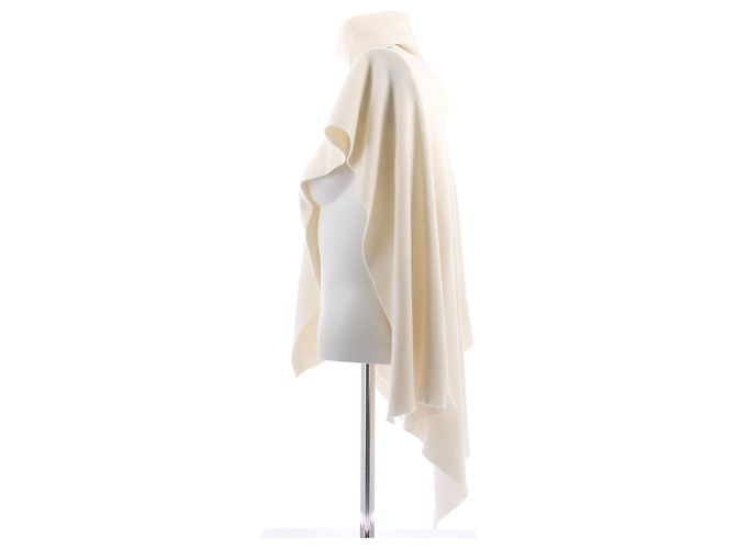 Magda Butrym Capa de lana beige - vista 4