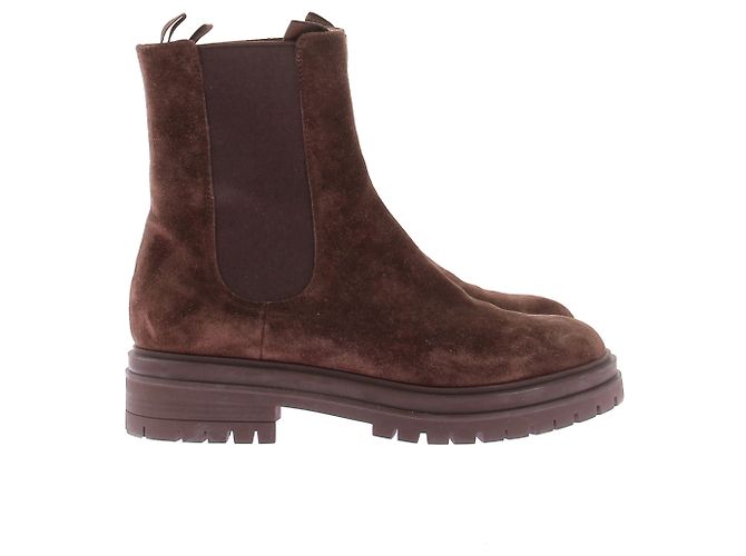 Gianvito Rossi Stivali CHESTER in marrone - vista 6