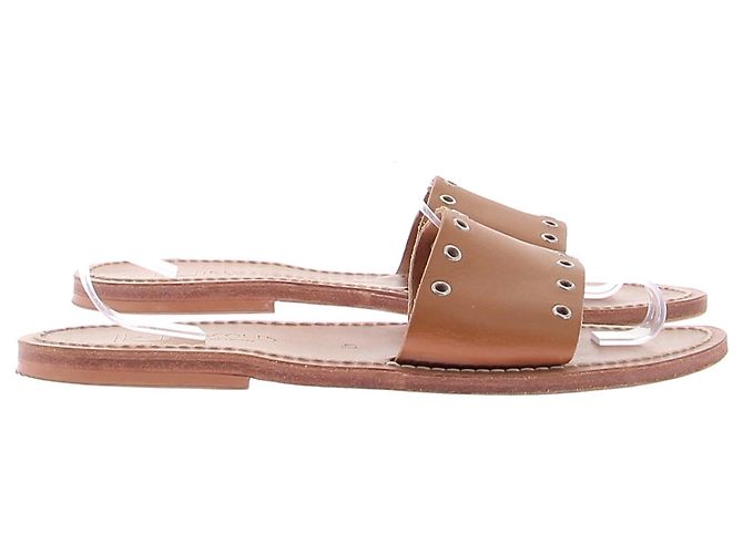 Autre Marque K.JACQUES Leder Mules Camel Kamel - Ansicht 6