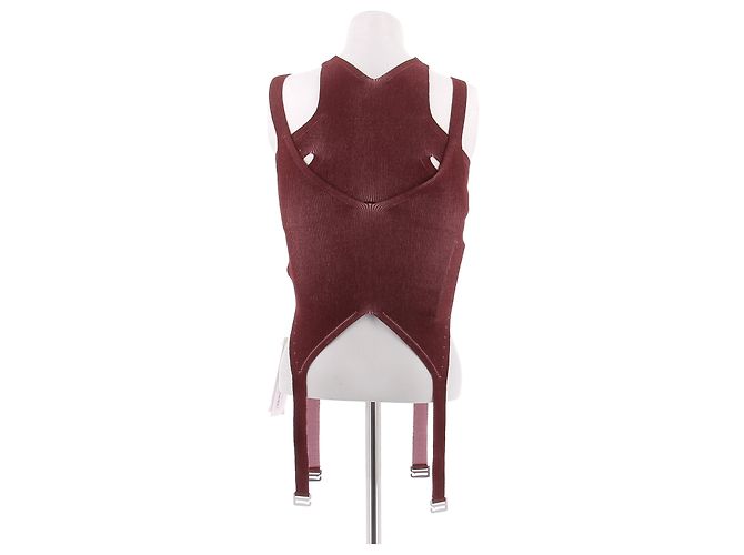 Autre Marque Top burdeos de viscosa DION LEE - vista 2