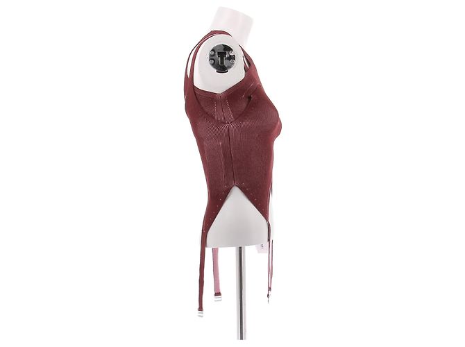 Autre Marque Top burdeos de viscosa DION LEE - vista 3