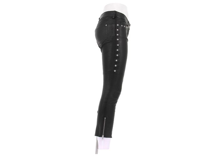 Isabel Marant Schwarze Lederhose - Ansicht 3