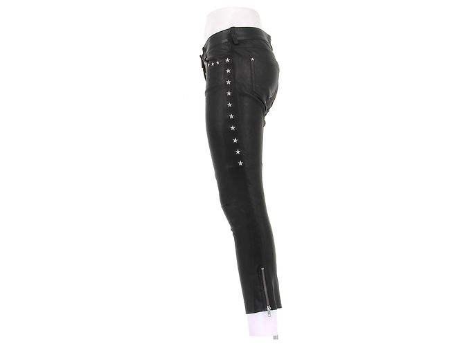 Isabel Marant Schwarze Lederhose - Ansicht 4
