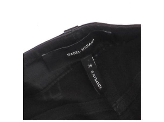 Isabel Marant Schwarze Lederhose - Ansicht 6
