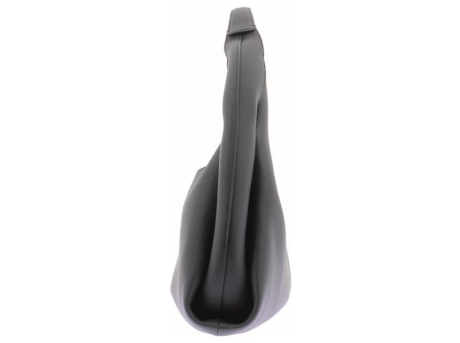 Borsa Shuldo Polène in pelle grigia Grigio - vista 4