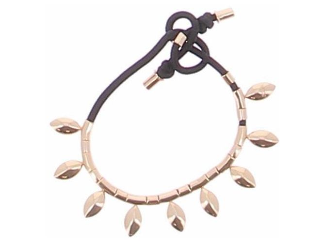 Nodaleto Knöchelarmband mit Blütenblatt-Motiv Golden - Ansicht 2