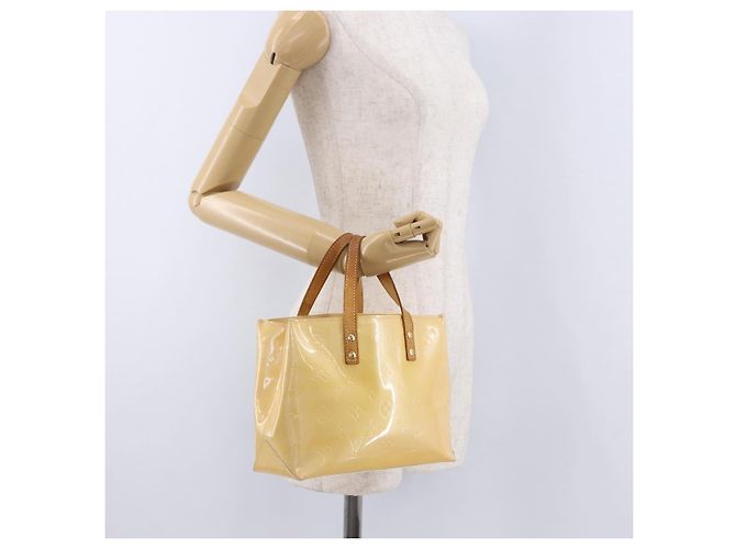 LOUIS VUITTON Monogram Vernis Reade PM Bag Marshmallow Pink M91306 - vista 24