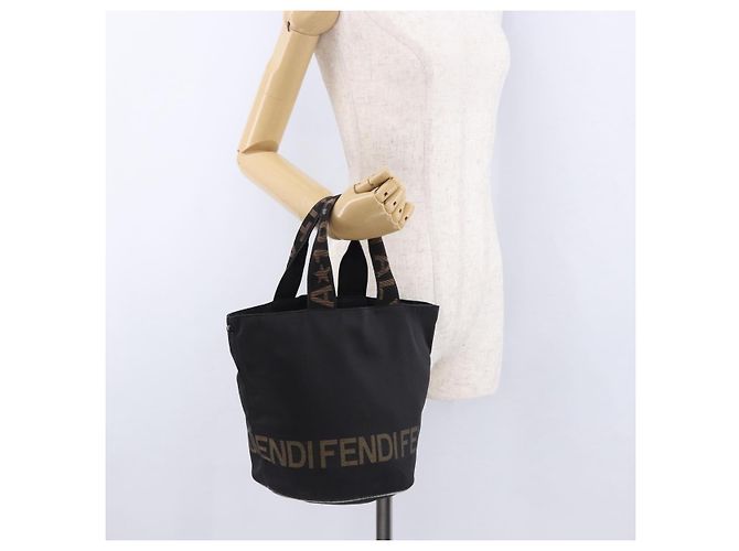 FENDI Hand Bag Canvas Black - vista 19