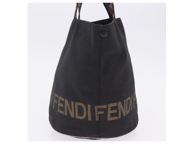 FENDI Hand Bag Canvas Black - vista 4