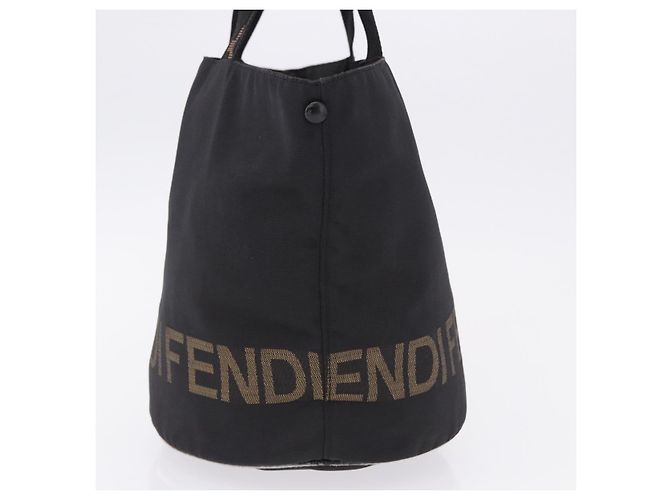FENDI Hand Bag Canvas Black - vista 5