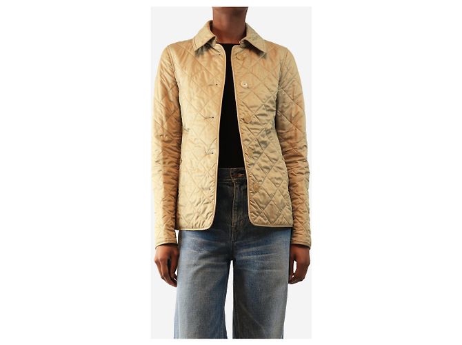 Burberry Giacca trapuntata beige - taglia XS - vista 3