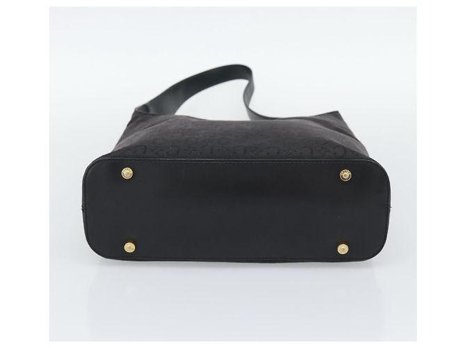 Céline CELINE C Macadam Canvas Shoulder Bag Black Gold - vista 9