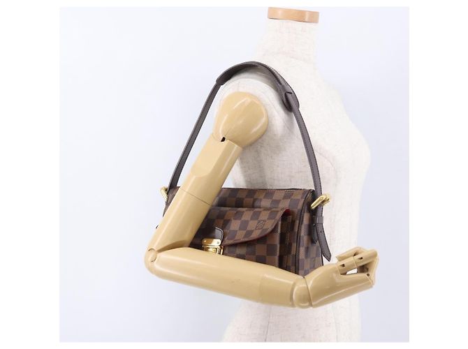 LOUIS VUITTON Damier Ebene Ravello GM Shoulder Bag N60006 LV - vista 25