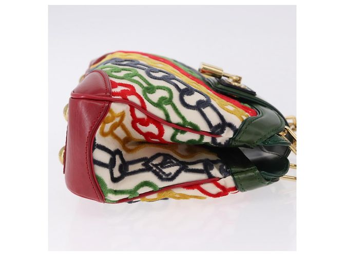 LOUIS VUITTON Monogram Charm Mini Linda Hand Bag Multicolor LV - vue 3