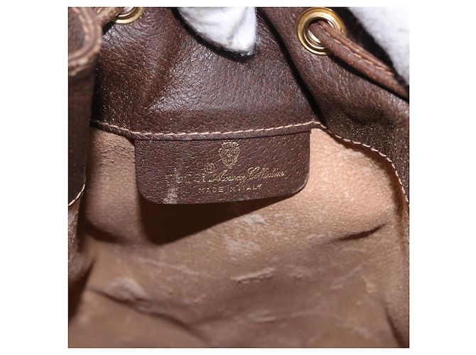 GUCCI GG Supreme Web Sherry Line Bag PVC Beige Gold 164 02 085 - vista 16