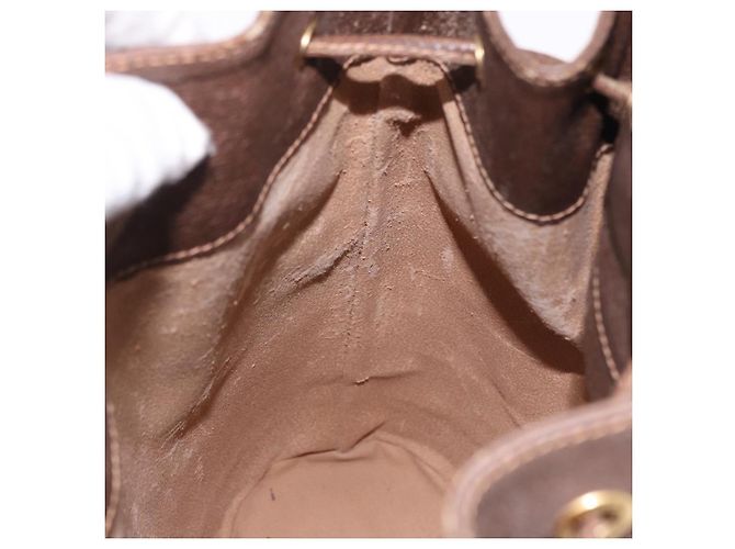 GUCCI GG Supreme Web Sherry Line Bag PVC Beige Gold 164 02 085 - vista 19