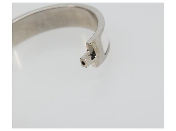 Hermès HERMES Click H Armband Metall Weiß - Ansicht 12