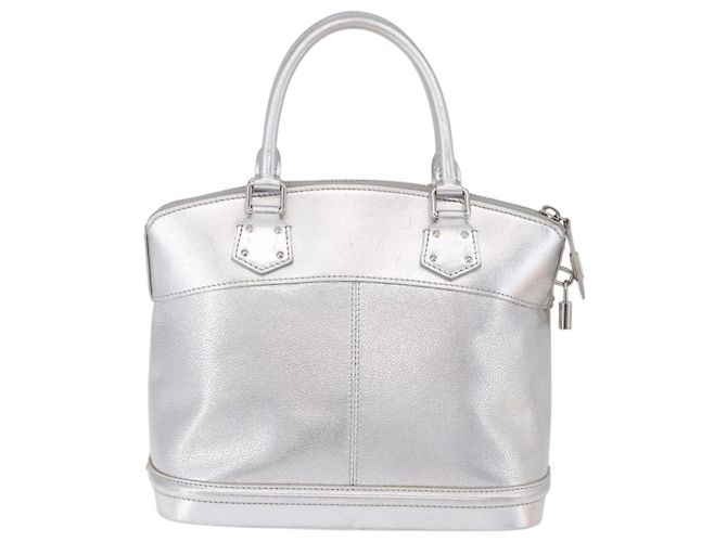 LOUIS VUITTON Suhari Lockit PM Hand Bag Silver M95541 LV - vista 2