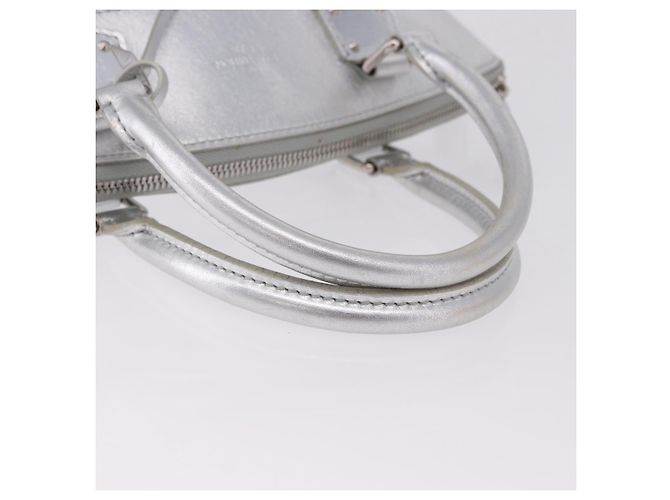 LOUIS VUITTON Suhari Lockit PM Hand Bag Silver M95541 LV - vista 7