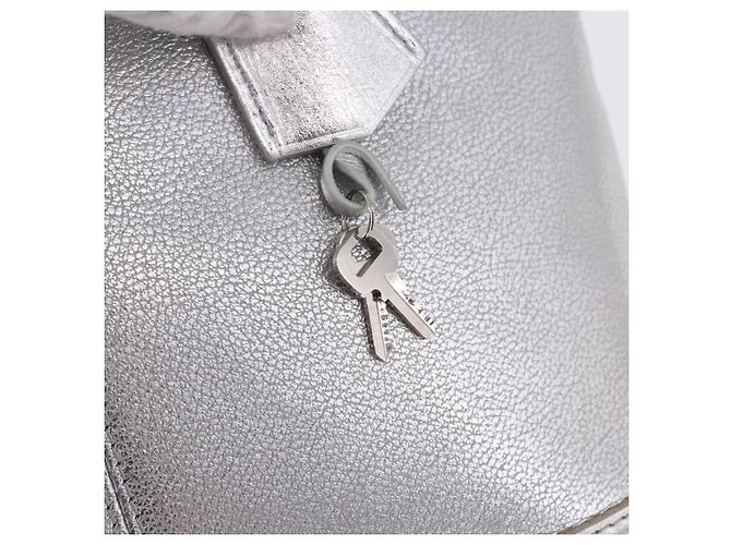LOUIS VUITTON Suhari Lockit PM Hand Bag Silver M95541 LV - vista 9