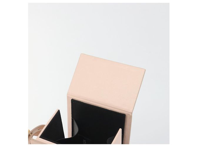 FENDI Shoulder Pouch Leather Pink Gold Tone 8BT339 - vista 15