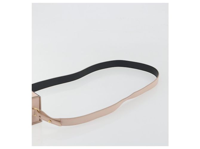 FENDI Shoulder Pouch Leather Pink Gold Tone 8BT339 - vista 8