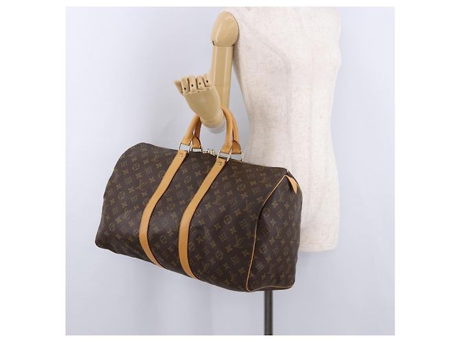LOUIS VUITTON Monogram Keepall 45 Boston Bag M41428 LV - vista 21