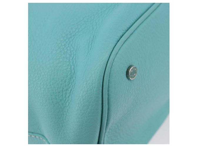 Tiffany & Co TIFFANY&Co. Shoulder Bag Leather Turquoise Blue - vista 12