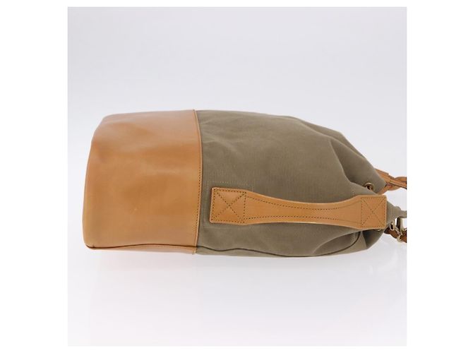 GUCCI Schultertasche Canvas Green Beige 110233 - Ansicht 4