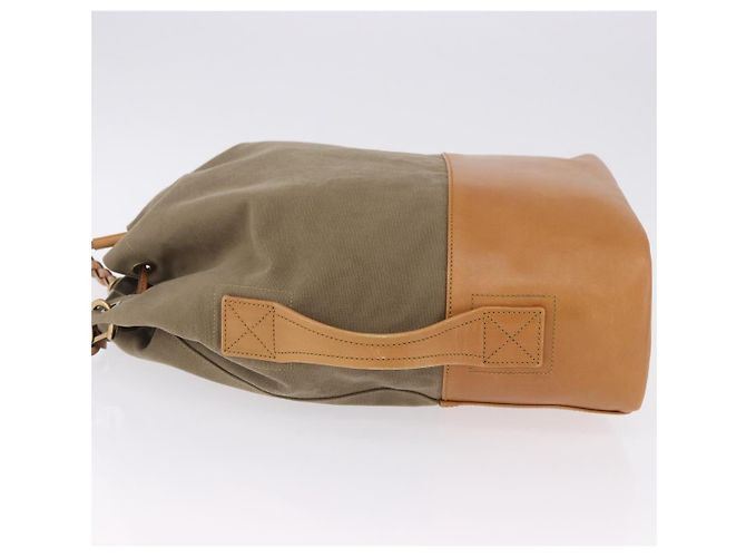 GUCCI Schultertasche Canvas Green Beige 110233 - Ansicht 5